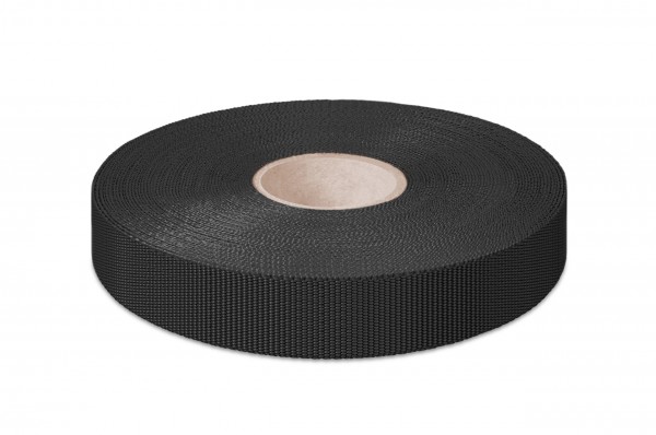 Einfassband Polypropylen, schwarz, 20 mm