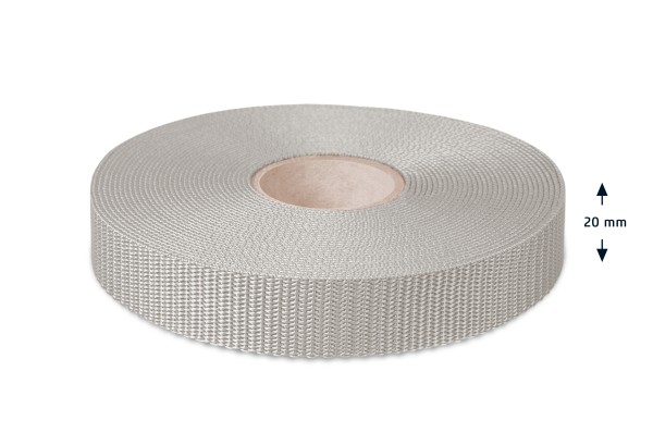 NEU - Starker Econyl® -Gurt, recycelt, silber